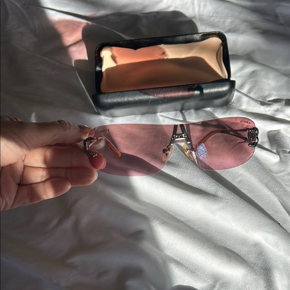 Chanel Women's Sunglasses - Pink - Picture 7 of 9
